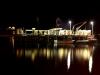 fishing dock at night